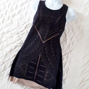 Gorgeous Boho Dark Blue Lazer Cut Tribal Tank